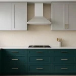 ترکیب رنگ کابینت و دیوارهای آشپزخانه برای هر سلیقه‌ای