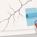 علت ترک خوردن رنگ دیوار بعد از خشک شدن و راه‌های پیشگیری